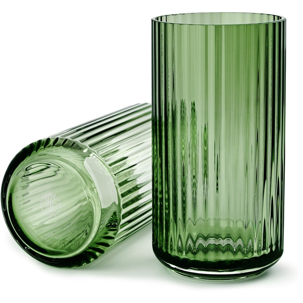 Lyngbyvase Glas Kopenhagen grün (Bild 1 von 5)