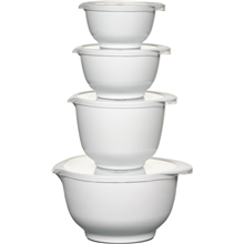 1 set - Weiß - Margrethe-Schüsselset 8-teilig