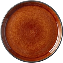 21 cm - Gastro Teller Schwarz/Amber
