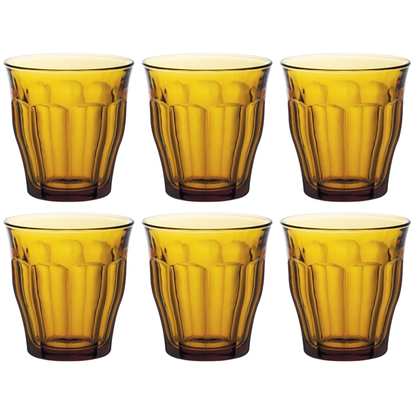 Duralex Trinkglas Picardie Amber 6er-Pack (Bild 1 von 2)