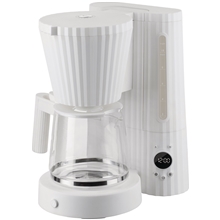 Weiß - Plissé-Kaffeemaschine