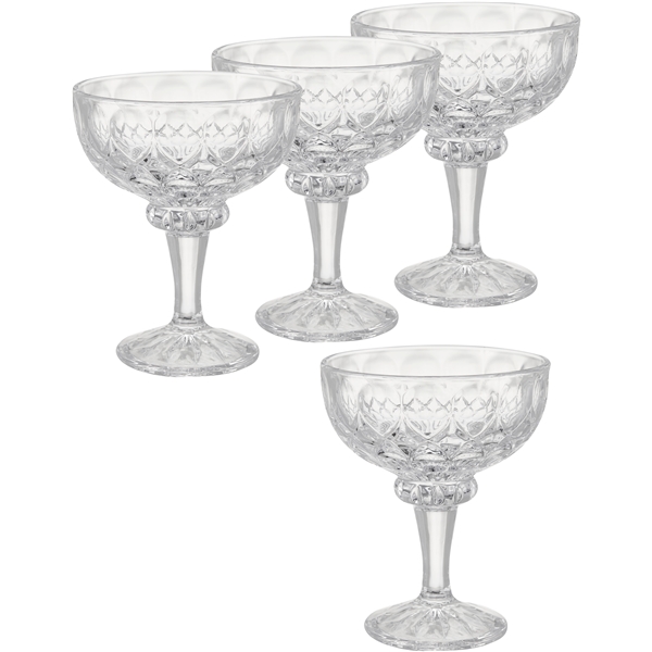 Glanda Dessertschale aus Glas, 4er-Pack