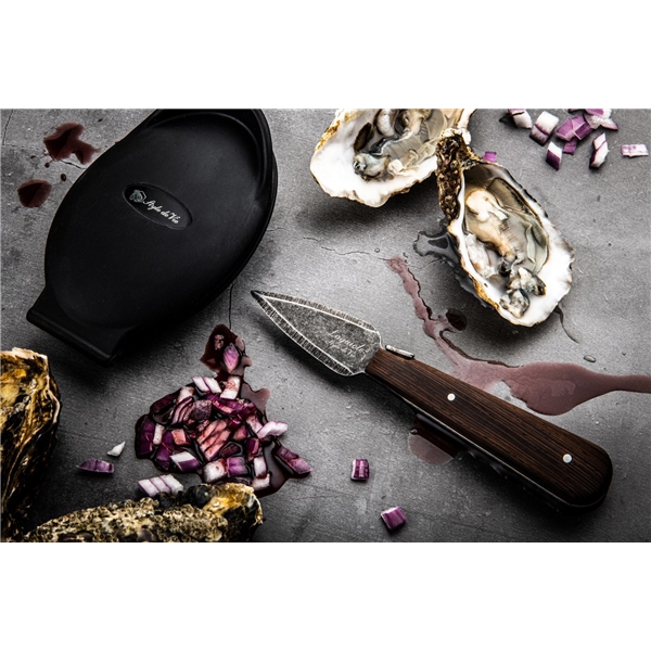 Austernmesser Laguiole Wenge Black Stonewash Set (Bild 5 von 5)