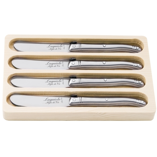 Laguiole Stahl Buttermesser 4er-Pack (Bild 1 von 9)