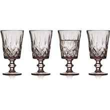 1 set - Pink - Sorrento Weingläser 29 cl 4er-Pack