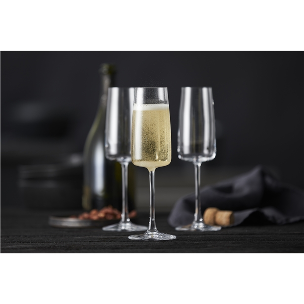 Zero Champagnergläser Kristall 30 cl 4er-Pack (Bild 3 von 5)