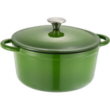 Grün - Gretl Gusseisentopf rund 4L