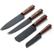 Orrefors Jernverk Küchenmesser 4er-Pack Schwarz