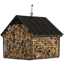 Schwarz - Wildlife Garden Erdnussfutterhaus Hütte