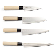 Satake Houcho Messerset in Balsabox 4 Messer