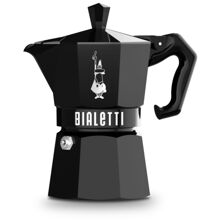 Bialetti Kocher Moka Exclusive Schwarz