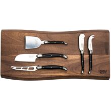 Käsemesser Laguiole mit Servierbrett 5-teilig