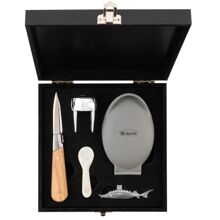 Austernmesser Luxus Laguiole Eiche 5-teilig