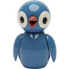 Hellblau - Spring Birds Holzdekoration