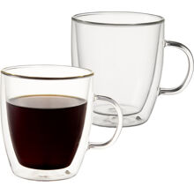 Kirk Kaffeetasse Doppelwand 2er-Pack