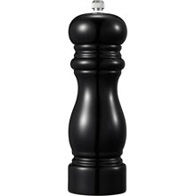 Karou Pfeffer-/Salzmühle schwarz hochglanz 15cm