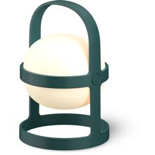 25 cm - Soft Spot Solar Circular-Laterne Waldgrün