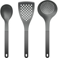 1 set - Schwarz - Optima Küchengeräteset B 3-teilig