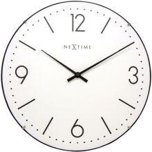 Weiß - Basic Dome Wanduhr 35 cm