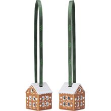 Gingerbread Weihnachtsanhänger 2er-Pack 1 set