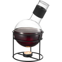 Glora Glühweinflasche mit Schmiedeständer