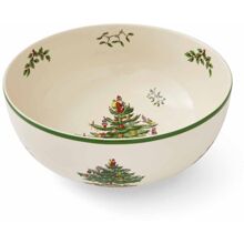 Weihnachtsbaum-Servierschale aus Porzellan