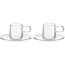 Viva Espressotasse mit Untertasse 8cl 2er-Pack