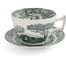 Heritage Green Italian Kaffeetasse mit Untertasse