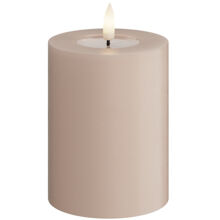 LED-Blockkerze 7,5x10 cm