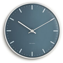 City Hall Wanduhr Blau