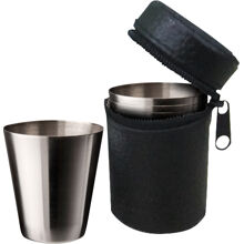 Benny Schnapsbecher 4er-Pack im Lederetui