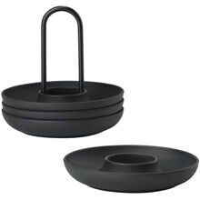 Singles Eierbecher mit Halter 4er-Pack