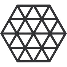 Schwarz - Topfuntersetzer Triangles 16 cm