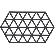 Schwarz - Topfuntersetzer Triangles 24 cm