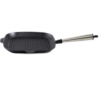 Gusseisen-Grillpfanne 28x28 cm