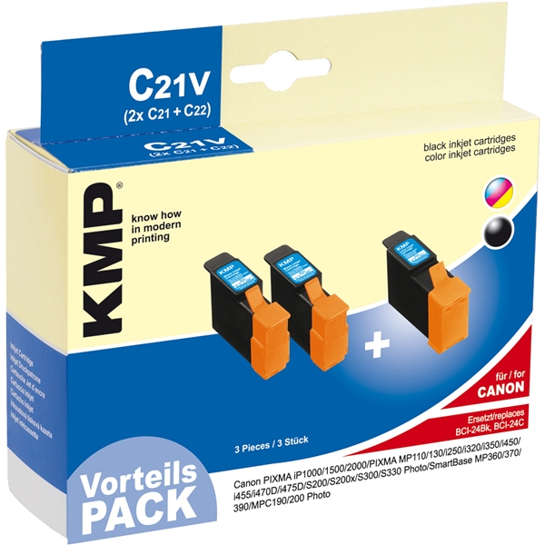 KMP - Savings Pack - C21V - BCI-24BK / BCI-24C