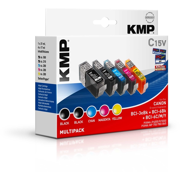 KMP - Savings Pack - BCI-6BK / BCI-6C / BCI-6M / BCI-6Y / BCI-6PC / BCI-6PM