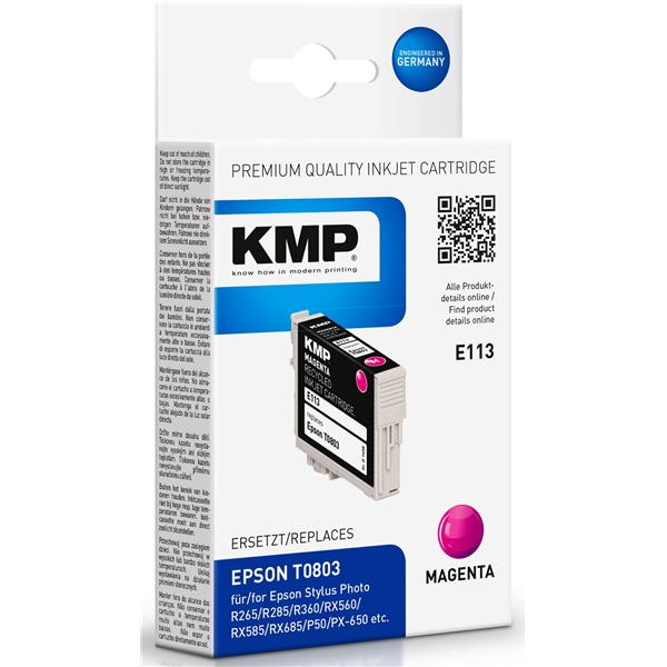 KMP E113 - Epson T0803 Magenta