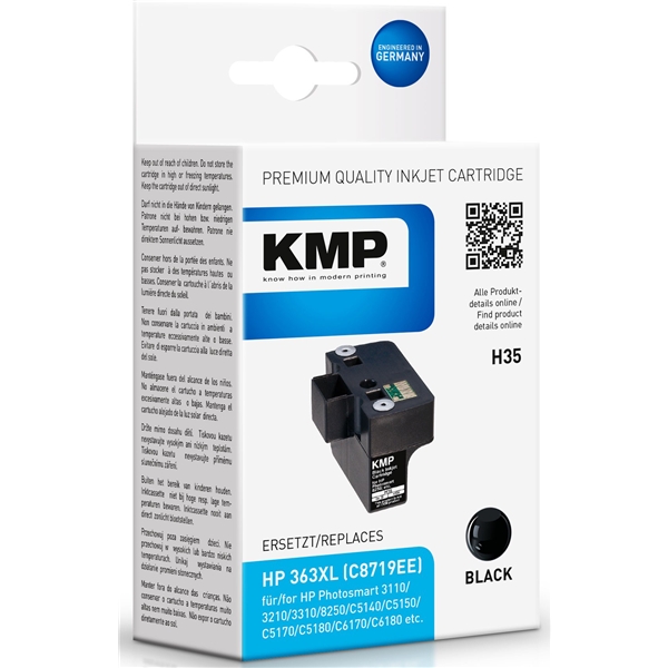 KMP H35 - HP 363XL Black