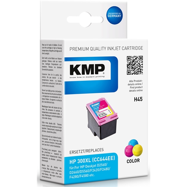 KMP H45 - HP 300XL Tri-Colour