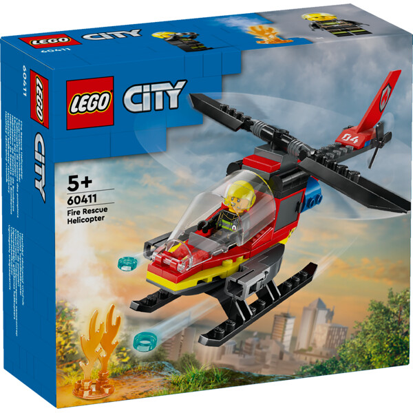 60411 LEGO City Feuerwehr-Rettungshubschrauber (Bild 1 von 6)