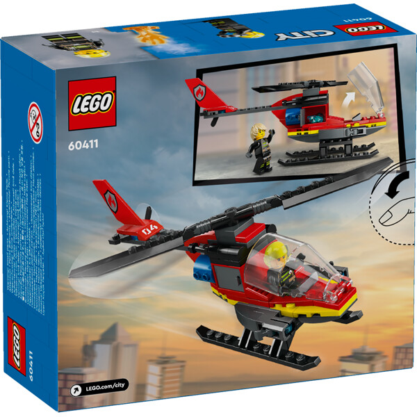 60411 LEGO City Feuerwehr-Rettungshubschrauber (Bild 2 von 6)