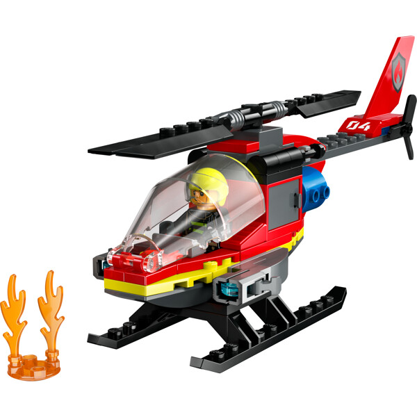 60411 LEGO City Feuerwehr-Rettungshubschrauber (Bild 3 von 6)