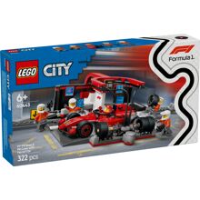 60443 LEGO City F1 Boxenstopp Ferrari