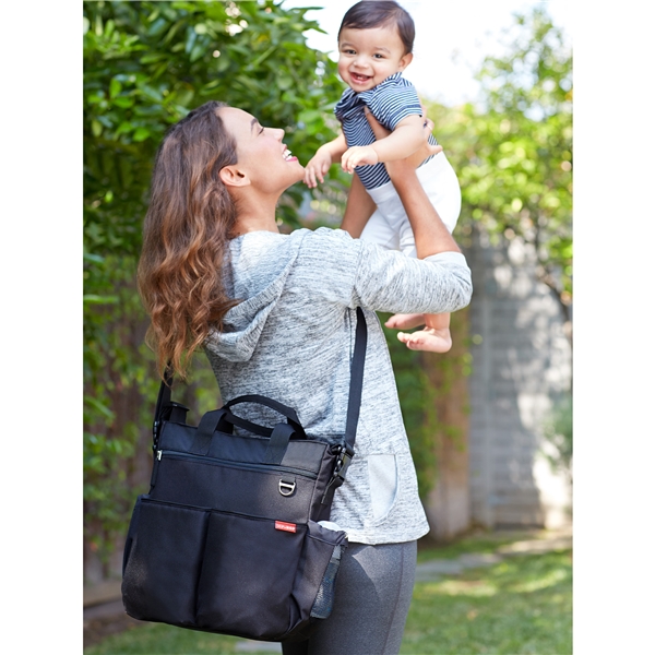 Skip Hop Wickeltasche Duo Signature Schwarz (Bild 4 von 6)