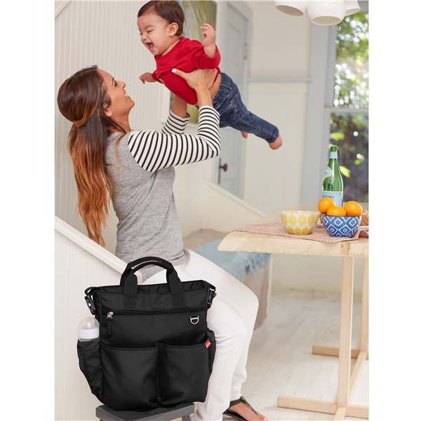 Skip Hop Wickeltasche Duo Signature Schwarz (Bild 5 von 6)