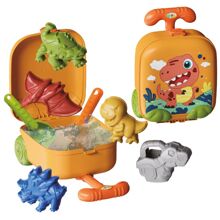 Toyrock Summer Beach Set Luggage Dino 8 delar