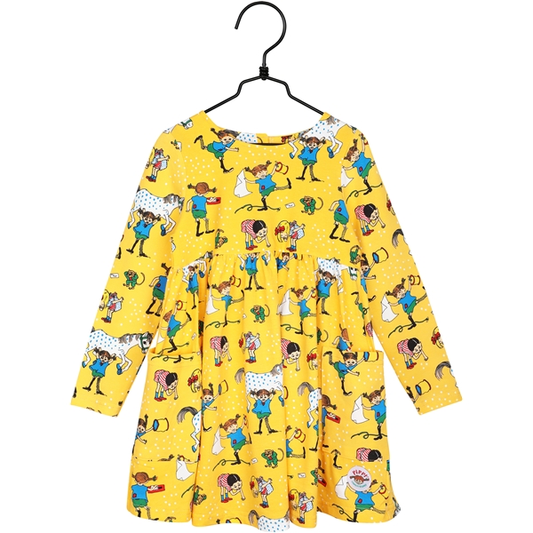 Pippi Langstrumpf Nachbarn Kleid Gelb (Bild 1 von 3)
