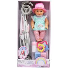 Happy Friend Lotta Doll 30 cm with Stroller Set