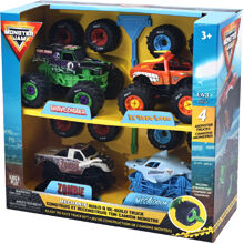 Monster Jam Mechanix 1:43 Build N ReBuild 4-p
